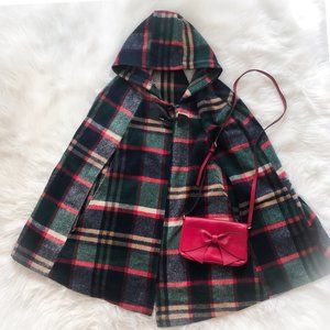 Checkered Poncho